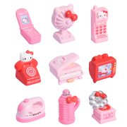 Pink Cat Mini Appliance Resin Ornament Customizable Decorative Scene for Vinyl Player TV Sewing Machine Micro Model Landscaping - Image 5