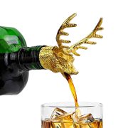 Authentic German Deer Head Wine Pourer High-End Red Wine Aerator Home Decor Business Gifts Custom Metal Medal Badge - Image 2