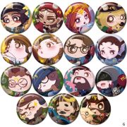 Fifth Person Custom Metal Medal Badge Anime Cartoon Character Chest Badge Stock Available祭司 Dance Girl Cowboy Design