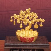 Custom Metal Medal Badge Wealth Attraction Money Tree Ornament Prosperity Business Opening Housewarming Gift Metal Craft - Image 3