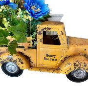 Retro Yellow Miniature Truck Resin Craftwork Customizable Decorative Ornament for Home Indoor Entrance Creative Cross-Border Design - Image 5