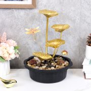 Cross-Border Home Office Desktop Entrance Opening Gift Circular Wealth Flowing Water Fountain Ornament