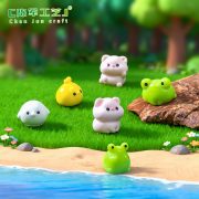 Adorable Miniature Pig Frog Animal Figurines Customizable Decorative Ornaments for Garden Scenery DIY Decoration Accessories - Image 3