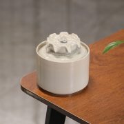 Eight Sides Wealth Ceramic Water Fountain Ornament Circular Flowing Water New Home Opening Gift Feng Shui Eight Sides Wealth - Image 2