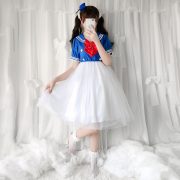 Adult Stage Performance Costume Cartoon Animal Navy Collar Dress Halloween Party Event Duck Performance Outfit - Image 3