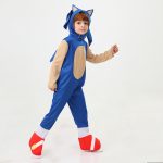 Sonic Cartoon Super Speedy Little Boy Cosplay Game Costume Adult Stage Performance Stage Outfit