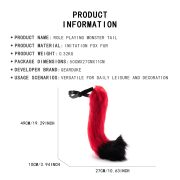 FurryTail Custom Mascot Costume Fox Tail Plush Tail Animal Costume Accessory for Anime Cosplay with Waist Belt - Image 4