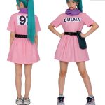 漫展二次元角色扮演布尔玛cosplay裙子粉色日漫龙珠布尔玛cos服装