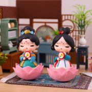 创意国潮手办唐仕女不倒翁桌面摆件客厅玄关家居装饰景区热卖文创 - Image 4