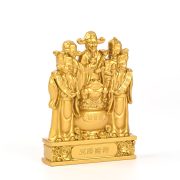 Five Road Wealth God Figurine Custom Metal Medal Badge for Shop Office Living Room Buddha Statue Wealth God Idol Home Use - Image 5