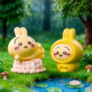 Customizable Decorative Resin Ornament Miniature Scene Creative Raincoat Giggling Cute Dollhouse Home Decoration Car Desktop Small Figurine - Image 3