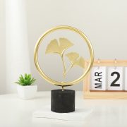 Nordic Luxury Silver Maple Leaf Decoration Metal Craft Creative Home Living Room Bedroom Office Desktop Decorations Custom Metal Medal Badge - Image 4