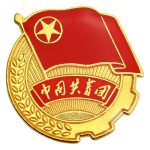 厂家标准版共青团强磁胸徽学校学生团徽铁质滴塑团员徽章团徽