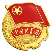 厂家标准版共青团强磁胸徽学校学生团徽铁质滴塑团员徽章团徽