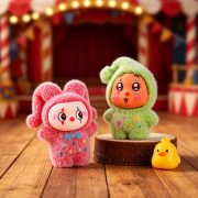 Creative Flocking Circus Clown Cute Particle Resin Desktop Office Healing Cultural Gift Small Ornament Customizable Decorative - Image 4