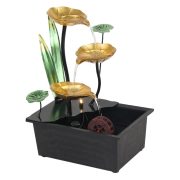 Simplified Desktop Waterwheel Feng Shui Wheel Wealth Attracting Running Water Ornament Craft Moving Water Feature Home Decor