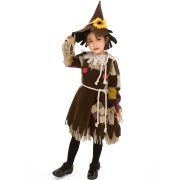 Children's Halloween Costume Green Wild Fairy Princess Skirt Adult Stage Performance Costume Little Straw Man Play Dress - Image 4