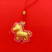 Pony's zodiac year, horse year, new pendant, money immediately, horse keychain, merchant gold store, gift wholesale - Image 4