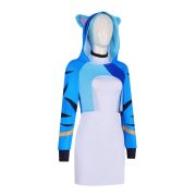Blue Devil Cat Tiger Sweatshirt Adult Stage Performance Costume K-POP Star Hunter Magic Girl Cosplay Halloween Performance Clothes - Image 2