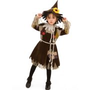 Children's Halloween Costume Green Wild Fairy Princess Skirt Adult Stage Performance Costume Little Straw Man Play Dress - Image 6