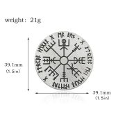 Viking Sun Array Commemorative Coin Virtual Currency Custom Metal Medal Badge Solomon's Virtual Collectible Pin - Image 5