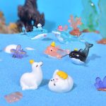Customizable Decorative Resin Ornament Micro Landscape Marine Animal Figurine Aquarium Accessory Mediterranean Scenery Decoration