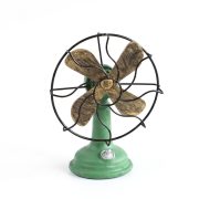 American Style Creative Retro Nostalgic Resin Craft Fan Model Customizable Decorative Ornaments for Home Bar Living Room - Image 5