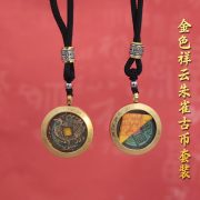 Custom Metal Medal Badge Pendant Necklace Bag Keychain Hook Tibetan Silver Ghost Money Coin Design Handmade Craft Jewelry - Image 2