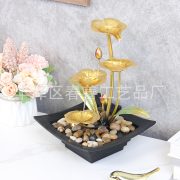 Home Decor Cross-Border New Style Flowing Water Fountain Ornament for Entrance Living Room TV Cabinet Wealth Attracting Decoration - Image 4