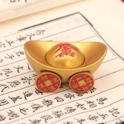 财源滚滚元宝车摆件招财车载元宝工艺品摆件黄金万两元宝 - Image 3