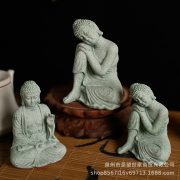 Customizable Decorative Ornament Creative Zen Style Resin Craftwork Fish Tank Aquarium Landscape Chinese Tea Pet Home Decoration - Image 3