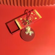 Live Broadcast Best Selling Keychain Mobile Phone Chain Bag Car Pendant New Year Gift Metal Custom Medal Badge - Image 3