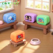 Creative Retro Childhood Miniature TV Customizable Decorative Ornament Dollhouse DIY Accessories Desktop Small Figurine - Image 4