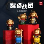 创意秦俑战团系列玄关桌面家居摆件店铺前台摆饰教师节礼物仿古