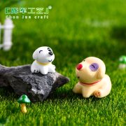 微景观摆件 树脂工艺品 DIY造景饰品  盆栽装饰 3款坐小狗 - Image 3