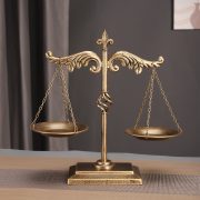 European Style Iron Art Vintage Creative Metal Medal Badge Customizable Office Desktop Lawyer Court Decorative Display Piece - Image 2