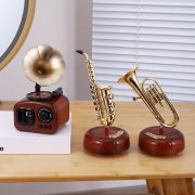 Classic Record Player Decorative Ornaments Customizable Desktop Creative Music Box Home Nostalgic Decorations Unique Gifts - Image 3