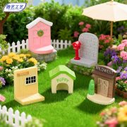 Customizable Decorative Ornaments Miniature Garden Scene Dog Figurine DIY Desktop Creative Resin Craft Accessories - Image 3