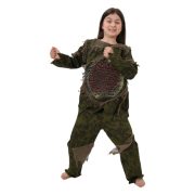 Children's Halloween Role-playing Costume Cosplay Boys Swamp Monster Outfit Scary Mask Small Intestine Clothes Adult Stage Performance Costume